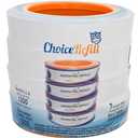 Compatible with Diaper Genie Pails, 4-Pack, 1300count