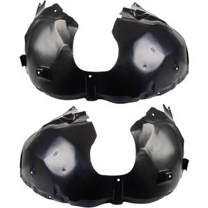TRQ Front Inner Fender Liner Set Compatible with 2017-2022 Chrysler Pacifica 2020-2022 Voyager CH1248190 CH1249190