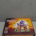 Halloween Pumpkin House Building Kit, Whimsical Halloween Building Set Dcor with Adorable Ghost and Pumpkin Toys, Cute Halloween Party Gift, Halloween Building Bricks Compatible with Lego