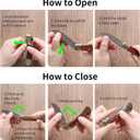 FULLHI Folding Pocket Knife 440C Steel Blade, Small Knife with Pocket Clip, Camping Hiking Knives for Women and Men Birthday (3.21 inches)