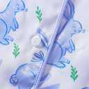 Women Easter Pajamas Set Cute Bunny Button Down Shirt and Shorts 2 Piece Pj Set Y2K Easter Outfits (Blue, M)