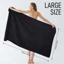 SUNLAND Microfiber Gym Bath Towel Ultra Soft Travel Camping Towel Super Absorbent Swimming Sport Yoga Sweat Towels with Straps for Adults and Children