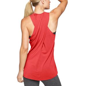 Mippo Workout Tops for Women Yoga Shirts Athletic Tank Gym Clothes Red (Red, S)