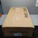 EAST OAK PUB23003 4-Piece Offset Patio Umbrella Base Plate Set with Mortise and, Tenon Joint for Garden, Black (10ft)