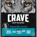 CRAVE Grain Free High Protein Adult Dry Dog Food, White Fish & Salmon, 30 lb. Bag (EXP 08/14/26)