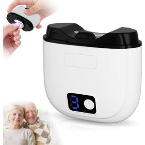 Electric Nail Clipper for Seniors Adults Kids, Automatic Nail Trimmer with 3 Speeds