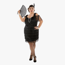 Morph Plus Size Flapper Dresses 1920s Great Gatsby Costumes For Women - Vintage Style Party Dresses Size L