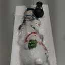 Christmas Snowman Decor with Solar Lantern, Outdoor Indoor Xmas Decoration,Outdoor Patio Lawn Yard Balcony Garden Home Decor Birthday Gifts for Women Mom Grandma