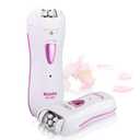 Epilator Smooth Glide Epilator for Women Face RechargeableEpilator for Women FacialEpilator Hair Remover Smooth GlideEpilator for WomenFace Bikini Hair Removal Arms/Face/Peach Fuzz White Portable