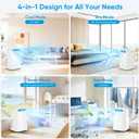 12000 BTU Portable Air Conditioners for Room Cooling up to 500 Sq. Ft, 3-IN-1 Quiet Portable AC Unit with Dehumidifier Fan, Remote Control, Smart Sleep Mode, 24H Timer, Windows Kit Included