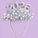 Zehope Light Up Flower Headbands LED Princess Pearl Floral Wreath Headpiece Bridal Wedding Garlands Hair Accessories for Women (White, Standard)