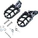 Surron Ultra Bee Foot Pegs,CNC 7075 Aluminum Wide Anti-Slip Off Road Pedals Upgrade for Ultrabee Dirt Bike Black