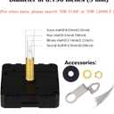 Revolutionizing Long Shaft Clock Mechanism Repair: The DW-1688 Series Quartz Movement, Your Solution to a High-Torque, Battery-Operated, Silent Sweeping Clock(32mm, no Clock Hands)