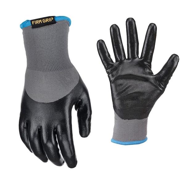 Large Winter Nitrile Grip Gloves with Insulated Shell (L, 3-Pack)