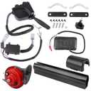 12V Universal Golf Cart Turn Signal Kit, Golf Cart Upgrade Turn Signal Switch Kit with 9-Pin Harness, Horn, Brake pad, Instruction, Suitable for Club Car, EZGO, Yamaha Golf Carts