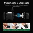GROWNEER 2 Packs 550GPH Submersible Pump 30W Ultra Quiet Fountain Water Pump, 2000L/H, with 7.2ft High Lift, 3 Nozzles for Aquarium, Fish Tank, Pond, Hydroponics, Statuary