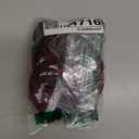 Zuvebamyo Women's Two Piece Bikini Swimsuit Sexy Ribbed Triangle Top Bathing Suits String Cheeky Bikini Sets (Medium, Burgundy)