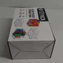 12 PACK Multi-Use Clear Plastic Storage Bins for Organizing w/ Labels - Home, Kitchen, Bathroom, Office, Pantry Cabinet Shelf Organizer Bins - SOHO Collection, RV, Fridge Organization Containers (Medium)