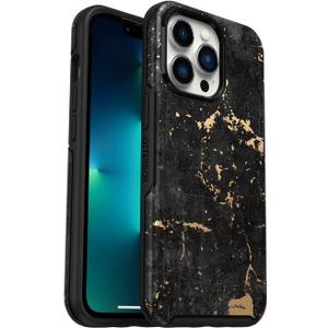 OtterBox iPhone 13 Pro (ONLY) Symmetry Series Case - Enigma (Black/Enigma Graphic), Ultra-Sleek, Wireless Charging Compatible, Raised Edges Protect Camera & Screen