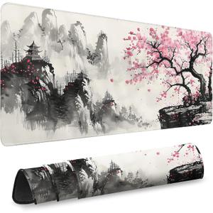 Gaming Mouse Pad, Large Mouse Pads for Desk, Mousepad Desk Matt for Desktop, 31.5L x 11.8W inches