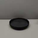 GROWNEER 6 Packs 13 Inches Plant Saucer Plant Drip Trays, Plastic Plant Trays for Pots, Heavy Duty Pot Drip Tray for Indoors Outdoor Flower Planters, Black