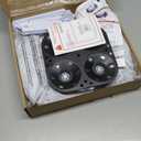 AMOSIJOY Cordless Cat Window Perch, Cat Hammock for Wall with 4 Strong Suction Cups, Solid Metal Frame and Two Replaceable Covers, Foldable Cat Beds for Indoor Cats (Large-Cushion Bed-Gray)