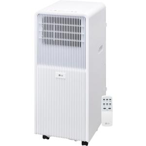 LG 8000 BTU (DOE) / (11000 ASHRAE) Portable Air Conditioner Cools 350 Sqft Easy Install, Remote Control, LCD Display, Washable Filter Eco-friendly AC Unit, White LP0825WFR