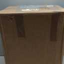 Amazon Basics Rectangular Commercial Office Wastebasket, Easy to Clean, Space-Saving, 10 Gallon, Black