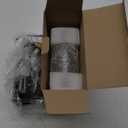 Cisily Kitchen Dish Soap Dispenser Set with Black Sponge Holder and 2 Pack 16.9oz Clear Glass, Dish Soap Dispensers for Hitchen Sink, Vintage Hand and Dish Soap Dispensers Set