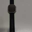 Apple Watch Ultra [GPS + Cellular 49mm] Titanium Case with Midnight Ocean Band, One Size 