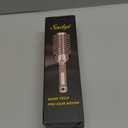 Round Brush for Blow Drying, Nano Thermal Ceramic & Ionic Tech Hair Brush with Boar Bristles, Professional Round Barrel Brush for Styling, Curling & Straightening by Sndyi (2.9 Inch, Barrel 1.7 Inch)