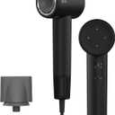 AINA Hair Dryer, Blow Dryer - Brushless Motor, 110, 000 RPM Lightweight, Ionic Travel 110V/ ALCI Plug(Vader Black)