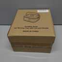 Divided Chilled Serving Tray for Parties,Ice Chilled Party Platter,Ice Serving Bowl with Lid and Handle,Charcuterie Serving Board,Cold Dish Dip for Fruit Seafood Vegetable Shrimp Cocktail Appetizer... (Green)