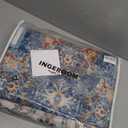 2'x3' Area Rug, Washable Door Mat Vintage Doormat,Boho Rugs Indoor Entrance Traditional Thin Floral Print Non Slip Carpet for Kitchen Bathroom Bedroom Living Room(Black-Purple Khaki)