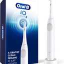 Oral-B Rechargeable Electric Toothbrush, iO2, 3 Cleaning Modes, Automatic Pressure Sensor to Protect Gums, Pure White