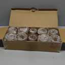 Volens 20Pcs Assorted Gold Votive Candle Holders Bulk, Large Glass Votive & Tea Light Candle Holder for Wedding Table Centerpieces, Gold Party Decorations, and Home Decor