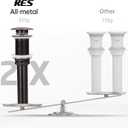 KES Bathroom Sink Drain Without Overflow Vessel Sink Lavatory Vanity Pop Up Drain Stopper Oil Rubbed Bronze, All Metal Rustproof Brass and 304 Stainless Steel, for 1.6"-1.9" Sink Hole, S2008D-ORB