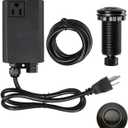 Garbage Disposal Air Switch Kit Sink Top Waste Disposal Long Stainless Steel Oil Rubbed Bronze On/Off Air Button Food and Waste Disposals Part by Etoolcity