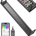 Pawfly Aquarium Light for Plants, 24 W Bluetooth Fish Tank Light, Full Spectrum Aquarium Lights for 30"-36" Fish Tanks, Extendable 24/7 LED Lights with Timer Modes & Adjustable Brightness (App control)