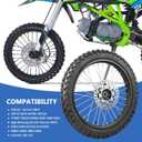 2.50-14 60/100-14 Dirt Bike Front Rim Wheel Tire With 12-15mm Bearing for 50cc 70cc 110cc 125cc SSR125 TTR90 TTR110 CRF70 XR70 KLX110 RM65 Apollo TaoTao DB14 Coolster Pit Bike Motorcycle