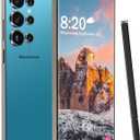 I25 Ultra Unlocked Cell Phone, 7000mAh Long Battery Life Smartphone,Built in Pen,6.8" HD Screen 12+512GB Unlocked Phones,5G/Dual SIM/Fingerprint Unlock/Face ID (Sky Blue2)