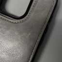 Compatible with iPhone 14 Pro Wallet Case with Card Holder, PU Leather Kickstand Card Slots Case, Double Magnetic Clasp (Gray)