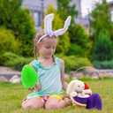 CAMIRUS Easter Eggs Bunny Stuffed Animal Plush Toys, 8in Large Surprise Random An Eggs Filled with 13.5in Easter Bunny Rabbit Gifts for Kids Boys Girls Easter Eggs Party Favor, Basket Stuffers Filler