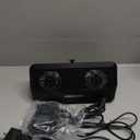 Aquarium Chiller Fan, Fish Tank Cooler with Temperature Control, Setting 59,Auto Start/Stop, Refrigeration Effect 3-7,3-Speed Modes, for Axolotl Seawater Freshwater Coral Grass Tank (Black)