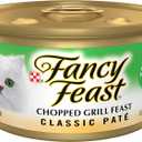 Purina Fancy Feast Chopped Grill Feast Classic Wet Cat Food Pate - (Pack of 24) 3 oz. Cans (EXP 01/01/28)