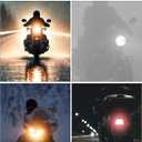 Universal High Brightness 12V-80V Electric Motorcycle LED Light Headlights, Waterproof Electro-Tricycle LED Light Tricycle Conversion Lamp Electric Bike Lights