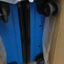 Amazon Basics 26" Hardside Medium Checked Luggage, Hardshell Suitcase With Wheels, Expandable For Up to 15% More Space, With Scratch-Resistant Surface, Four Multi-directional Wheels, Light Blue