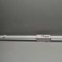 ChrisDowa Cordless 100% Blackout Roller Shade, with Striped Jacquard, Thermal Insulated, UV Protection Fabric, Total Blackout Blinds for Window, French Doors, Home and Office. Light Grey, 51"W x 72"H