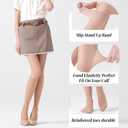 3 Pairs Compression Stockings for Women, 40D Knee High 5-10 mmHg Opaque Stockings