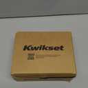 Kwikset Casey Interior Passage Door Handle, Lever For Closet and Hallway Doors, Reversible Non-Locking Handle Lever, Matte Black , with Microban Protection (1 Pack)